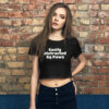 womens cropped tee shirt